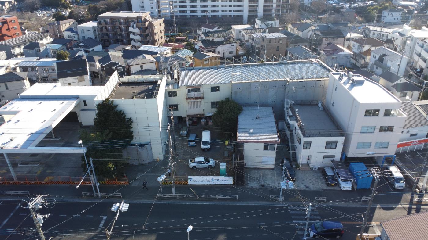 (仮称）旭区RC造3階建他解体工事