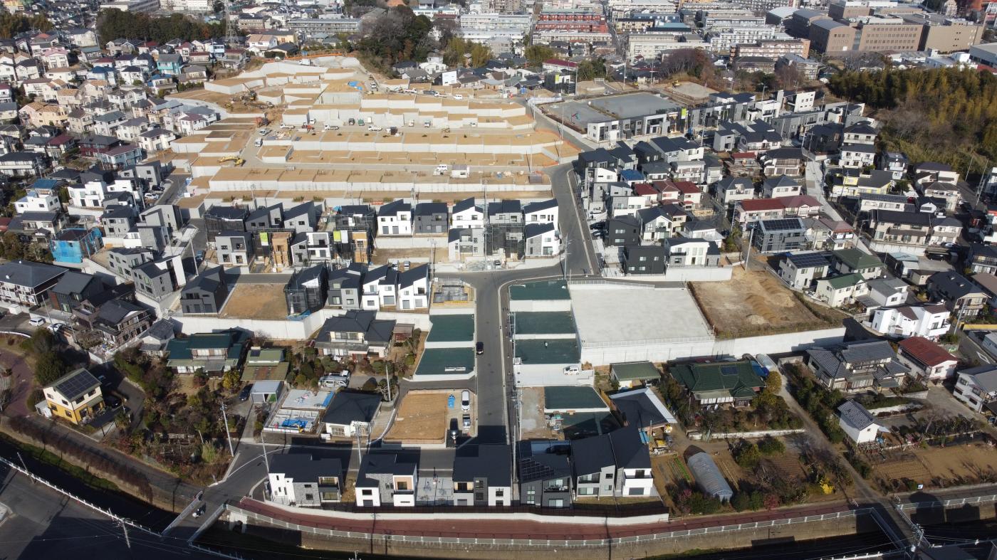 2工区　景観形成緑化計画着手